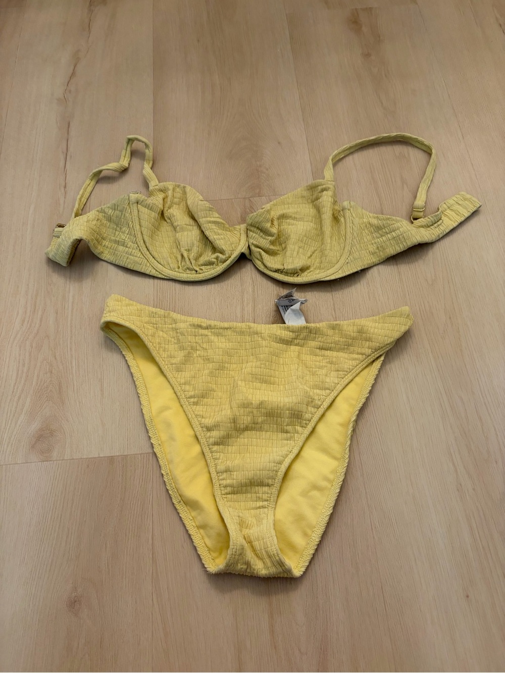 Abercrombie & Fitch yellow bikini set